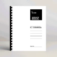 ICOM IC-706MKIIG Service Manual 85 pages,  IC-706 MK II G