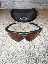 Oakley M Frame Joker verde oro iridio lente sweep icone oro 09-113 RARO. Leggi!