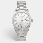 Tissot Gentleman T127.410.11.031.00 Silber Zifferblatt Edelstahl Herren Armba...