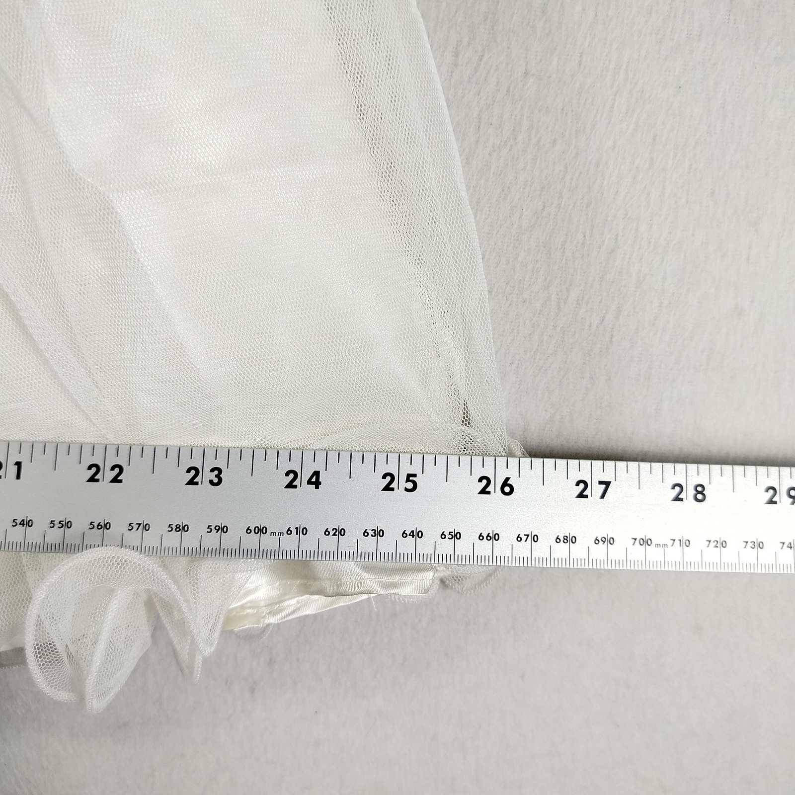 Bonnie Jean Dress Girls 6X Ivory Lace Tulle Flower Girl Special Occasion Party