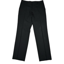 Hugo Boss Cravin Pinstripe Pants Dark Academia Tailored Wool Blend Trousers 32R