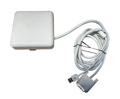 Apple Genuine DVI To ADC Adapter - White - Model A1006 EMC No 1918 VINTAGE