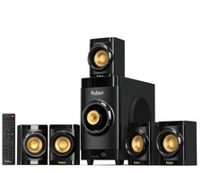 Home Theater System 5.1 Surround Sound Subwoofer 5 Wired Speakers