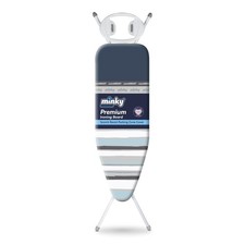 Minky Large Premium 122 x 38 cm Ironing Board Height Up To 96cm UK Made Alloy