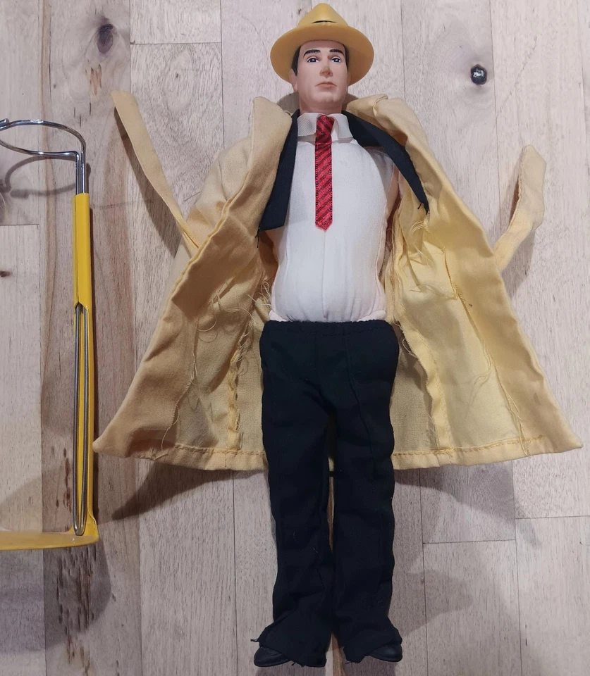 Muñeca Dick Tracy 10" Aplausos Vintage Disney Años 90 Juguete Figura de Acción Peluche Foto 2 de 4