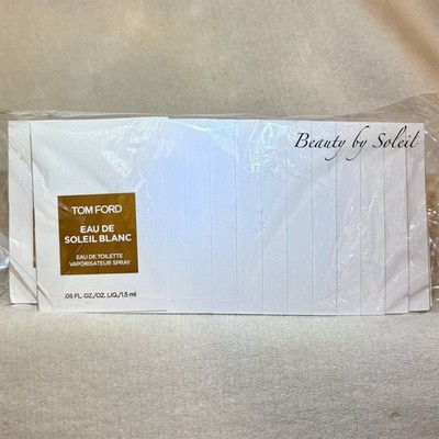 25x Tom Ford Eau de Soleil Blanc Eau de Toilette Sample Sprays .05oz, 1.5ml Seal