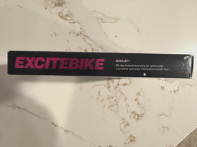 Excitebike - Nintendo NES CIB - Unbroken Sticker Seal Gloss Hangtab