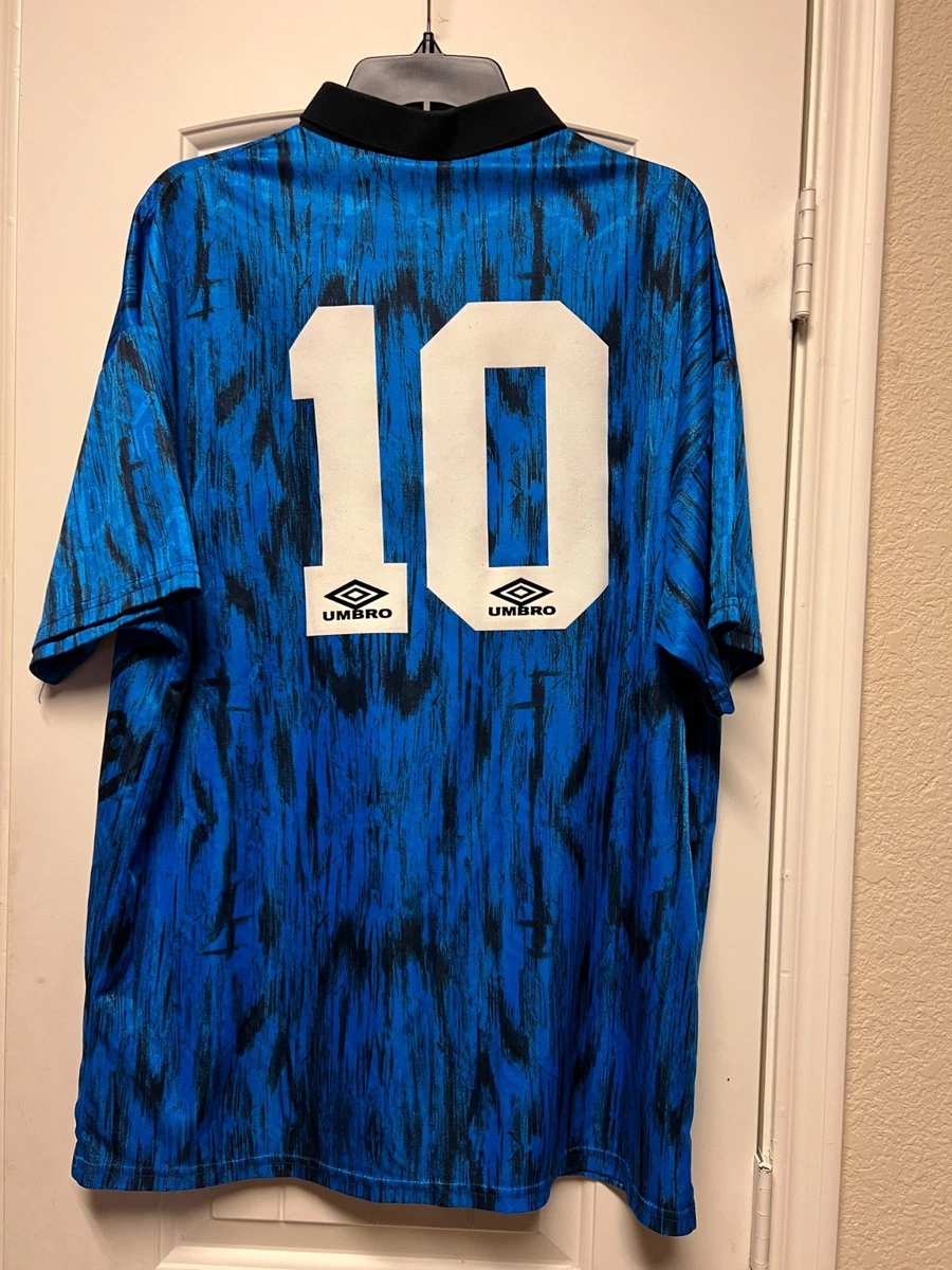 Blue Manchester United Size XL International Club Soccer Fan