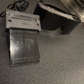 Sega Master System 3D Glasses + 3-D Adapter - Complete - Untested