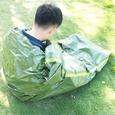 Emergency Survival Bag Reflective Waterproof Retains Body Heat Cold Weather