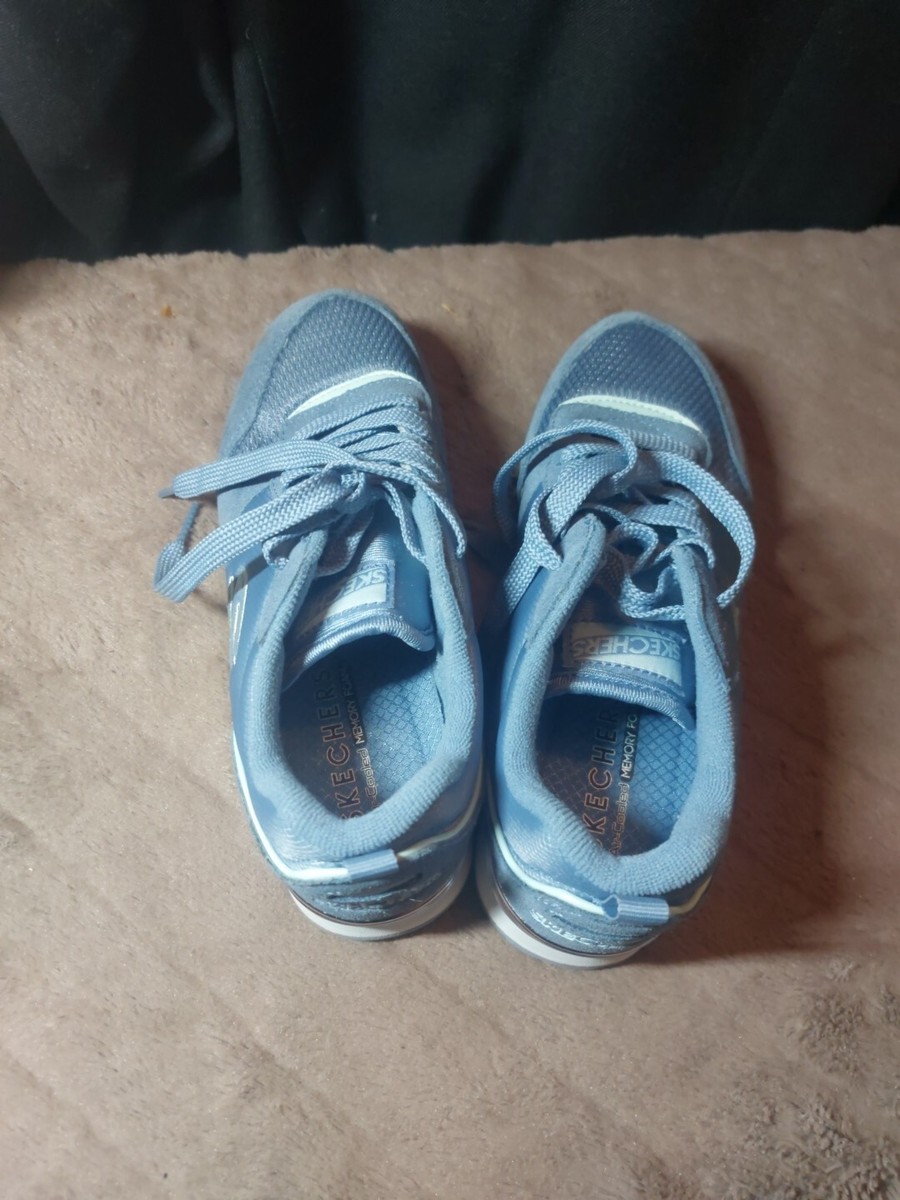 Skechers OG 85-STEP N Fly Womens Trainers SLATE/BLUE (SN155287
