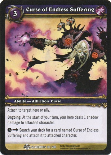 World Of Warcraft CCG BLOOD OF GLADIATORS 2009 Individual Trading Cards - Picture 49 of 148