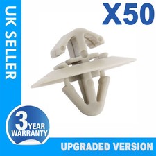 FOR VAUXHALL VIVARO SIDE DOOR MOULDING TRIM CLIPS EXTERIOR PANEL GREY PLASTIC
