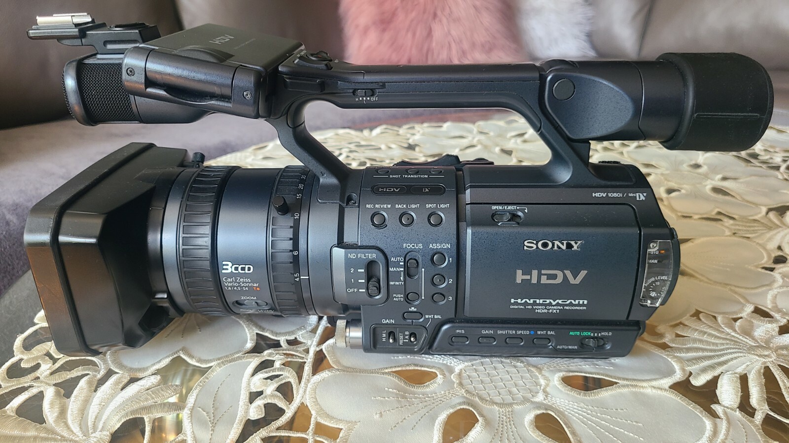 動作品 SONY HDR-FX1000 ソニービデオカメラ miniDV 業務用 - ビデオカメラ