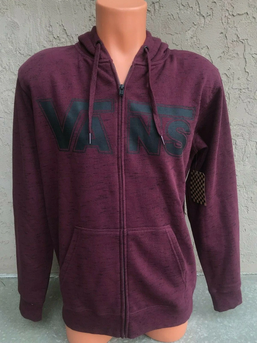 Maroon vans jacket sale