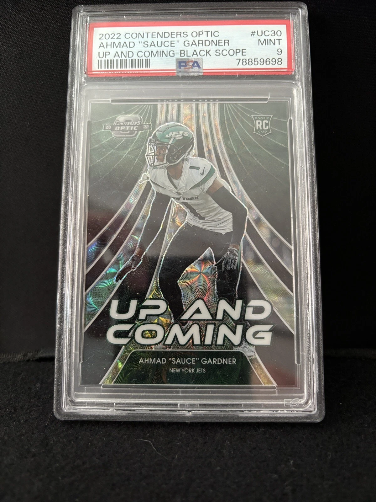 Sauce Gardner Panini Contenders Optic Up and Coming #UC30 Black Scope