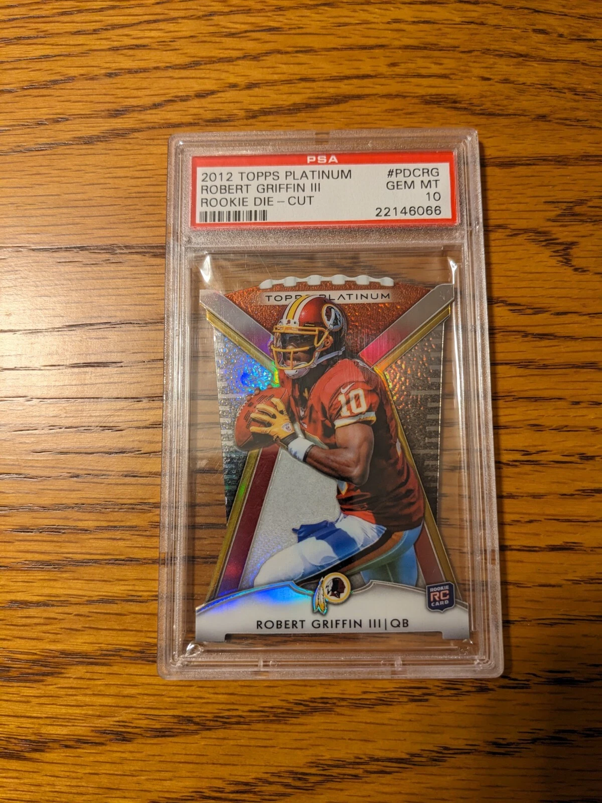 Robert Griffin III Topps Platinum Rookie Die-Cut #PDCRG Base