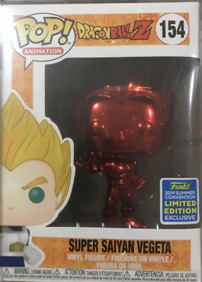 Dragon Ball Z Super Saiyan Vegeta (Red Chrome) Pop Vinyl Figure
