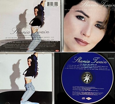TWAIN S *VG+* GOD BLESS THE CHILD   1998 CANADIAN  PRESS  MERCURY CD SINGLE +3TR