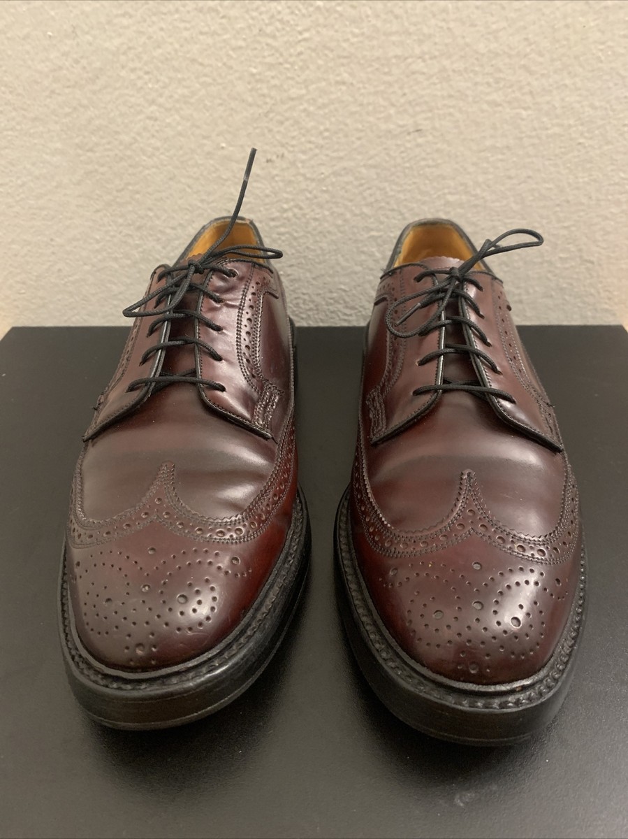 FLORSHEIM IMPERIAL 93605 Shell Cordovan BURGUNDY WINGTIP  display picture 1