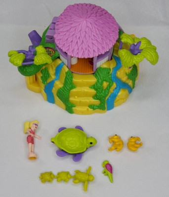 Vintage Polly Pocket Tropical Pets Playset 2000 COMPLETE  NM
