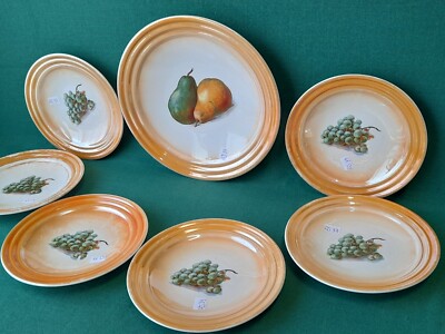Societa Ceramica Italiana Laveno 皿3枚セット Servizio da tavola
