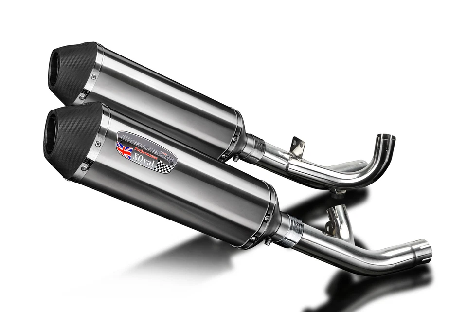 Yamaha VMAX 1700 2009-2020 Slip On 13.5" X-Oval Kit Silenciador de Escape Inoxidable Foto 2 de 4