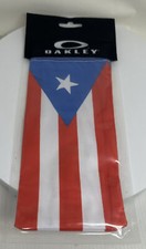 Oakley microfiber HDO Cleaning bag/pouch Puerto Rico Flag.