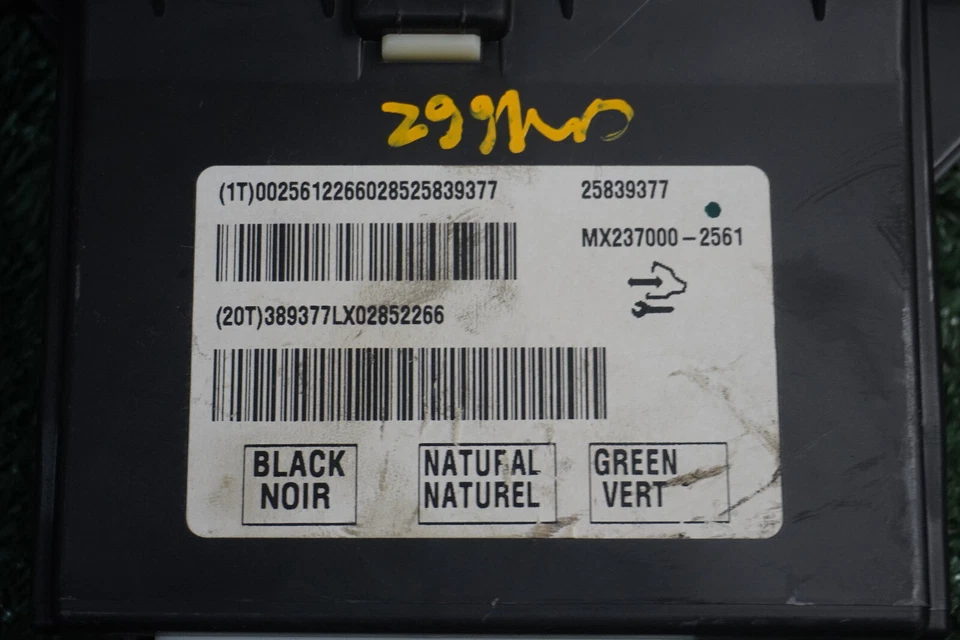 Cadillac DTS 2009 2010 2011 panel de control de aire acondicionado temperatura OEM 25839377 Foto 3 de 4