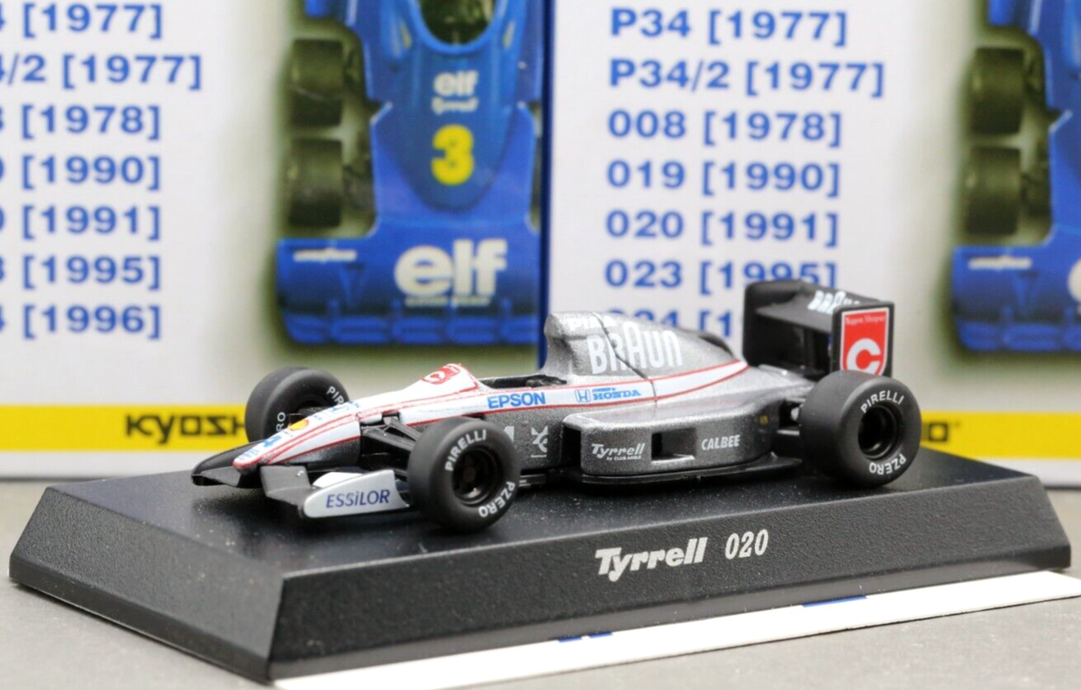 Kyosho 1/64 Tyrrell Formula One Collection Honda 020 F1 1991