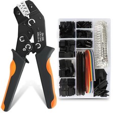 Dupont Crimping Tool Kit With 820pcs 2.54mm Dupont Connectors Awg 23160.251.5mm