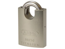 Image of Abus Mechanical 90Rk/50Mm Titalium Padlock Closed Shackle ABU90RK50