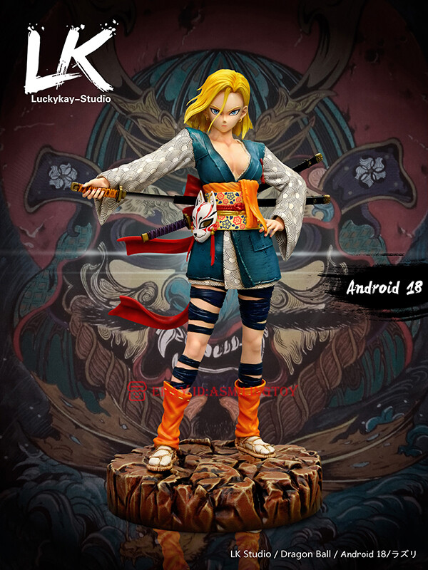 LK Studio Dragon Ball Samurai Android 18 Lazuli 1/7 Resin Statue