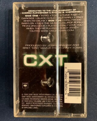 Crazy Town - The Gift of Game (1999) Cassette Tape Nu-metal Y2K