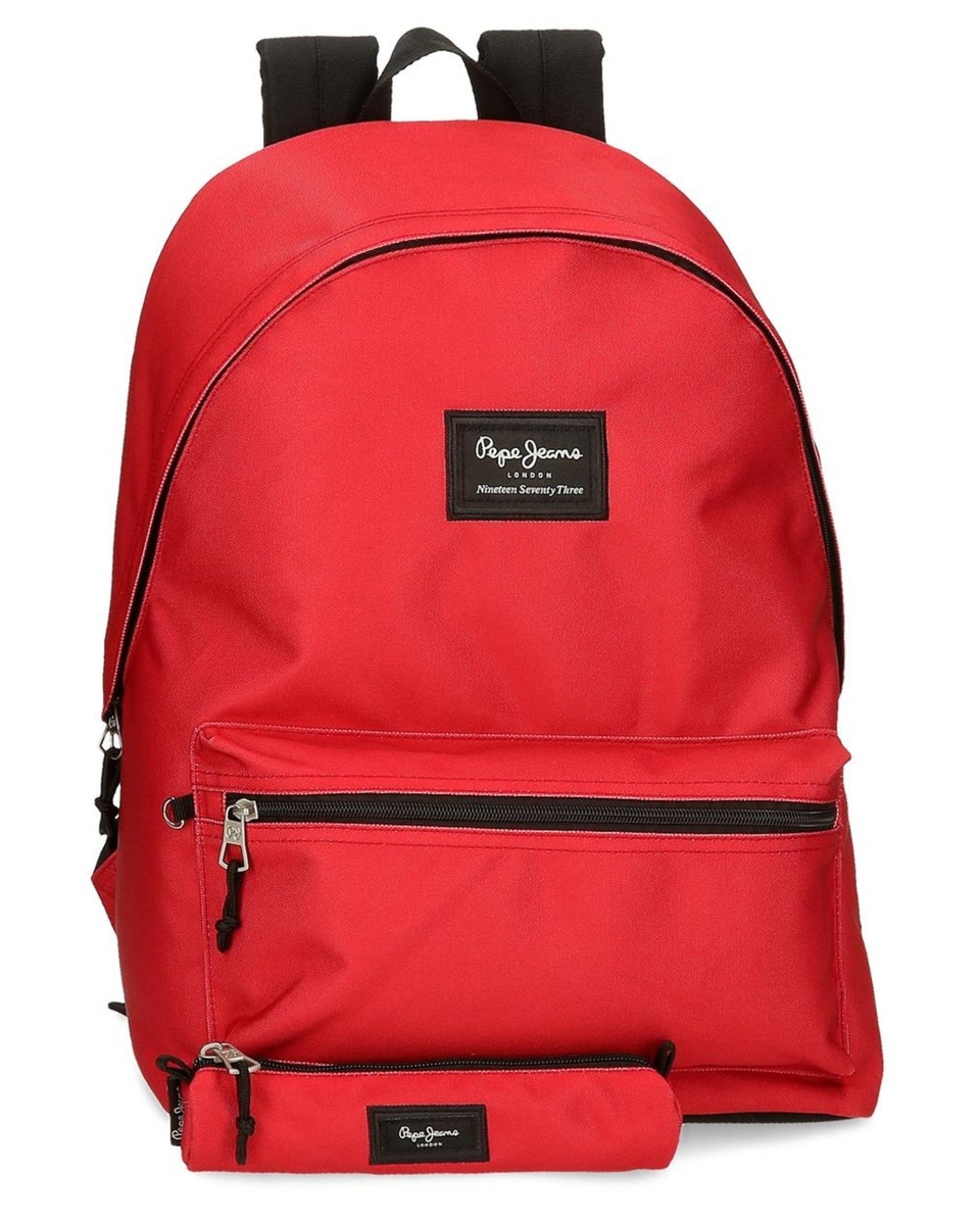 Sac À Dos Cartable Pepe Jeans 63392A5 Enfant Unisexe Textile Rouge