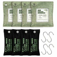 Charcoal Air Purifying Bags Bamboo for removing marijuana smell smoke pet odor