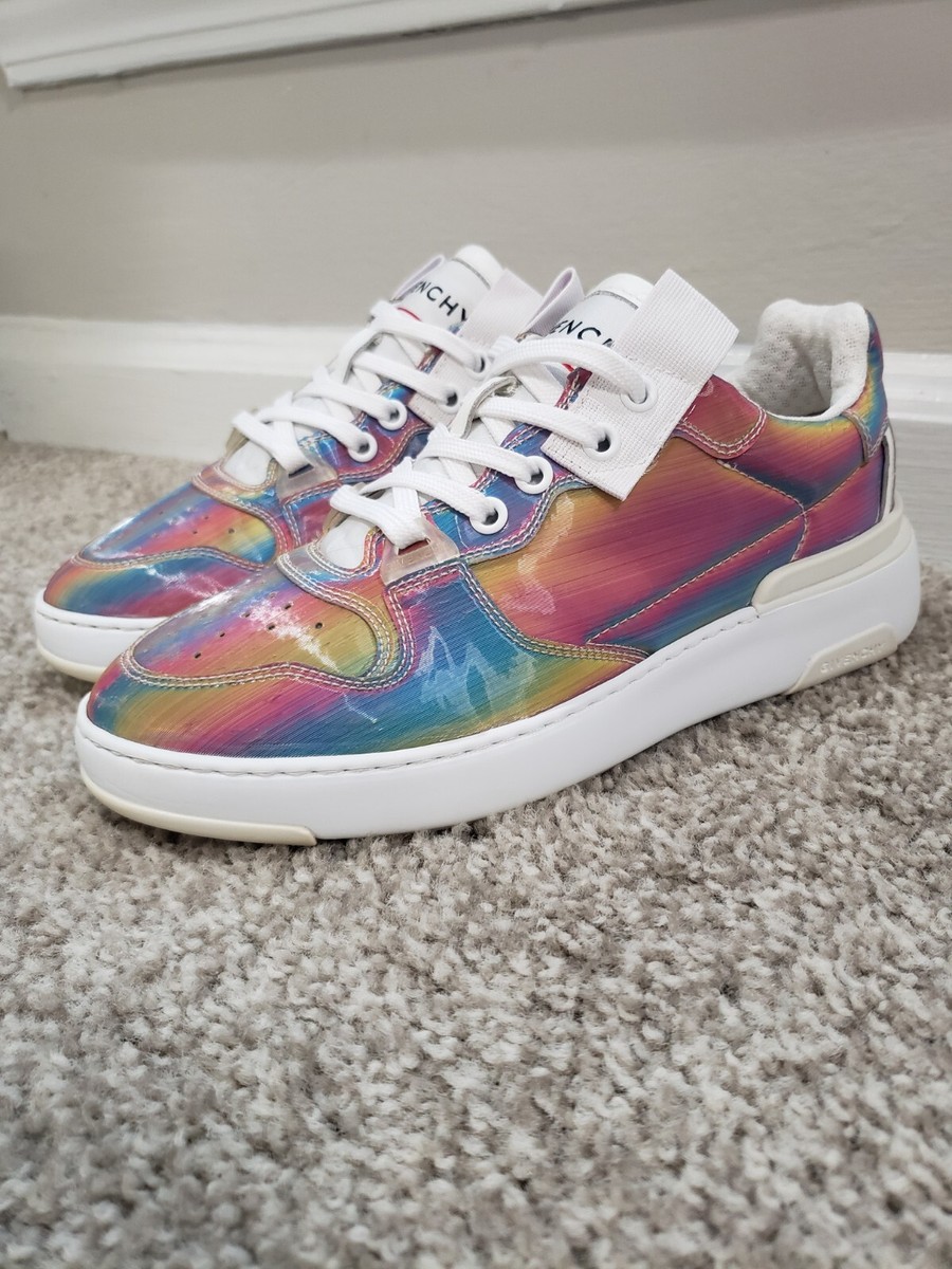 GIVENCHY Calfskin Wing Iridescent Low Shoes - Womens Size 7