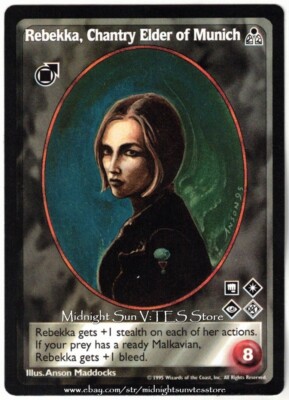 Rebekka, Chantry Elder of Munich Tremere Dark Sovereigns V:TES VTES Vampire CCG