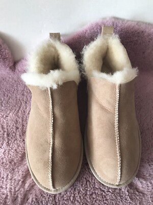 judith williams Damen Halbschuhe Neu Gr 40 Lammfell Stiefelette Velours Leder 