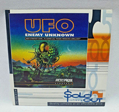 UFO Enemy Unknown MS-DOS WIN 95 PC CD-ROM in paper sleeve New Unused Not Sealed