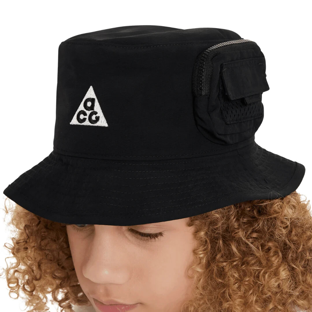 New Nike ACG Apex Kids' Bucket Hat FQ6798-010 One Size Fits Most
