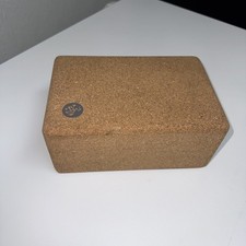 Bloque de yoga de corcho manduka corcho natural marrón soporte utilería ejercicio estiramiento