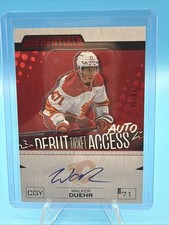 2023-24 Upper Deck Credentials Debut Ticket Access Auto Red Walker Duehr /99