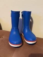 Crocs Welly Boots. Blue. UK Junior Size 3 Brand New Never Worn