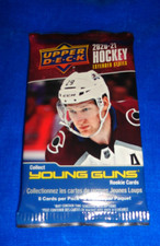 2020-21 Upper Deck Extended Series Hockey Trading Cards Pack Young Guns
