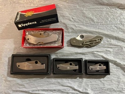 Spyderco Dragonlfy, Grass Hopper, Honeybee, & Bug  VG10 Stainless (Set) + G10