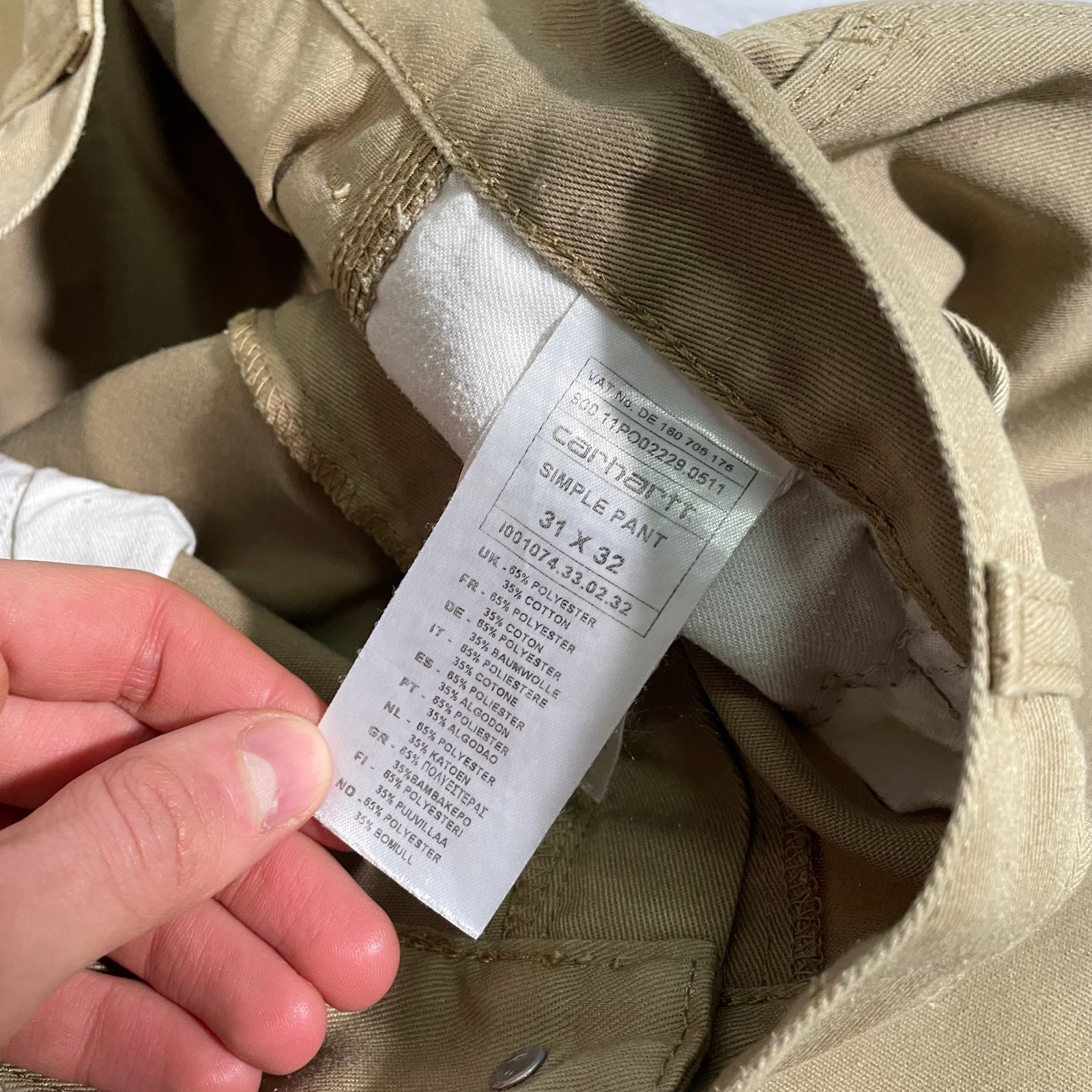 Custom Tiger Carhartt Pants 31x32 streetwear distressed y2k rare unique thumbnail 12