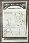 Johnny West General Custer - EQUIPMENT MANUAL- 1974 Vintage Excellent By Marx US