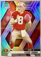 2025 Panini Mosaic Steve Young Silver Prizm HOLO #10 Football San Fran 49ers