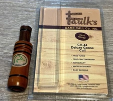 Faulk’s Made For Ducks Unlimited Canada Ch-44 Deluxe Goose Call New Collectible